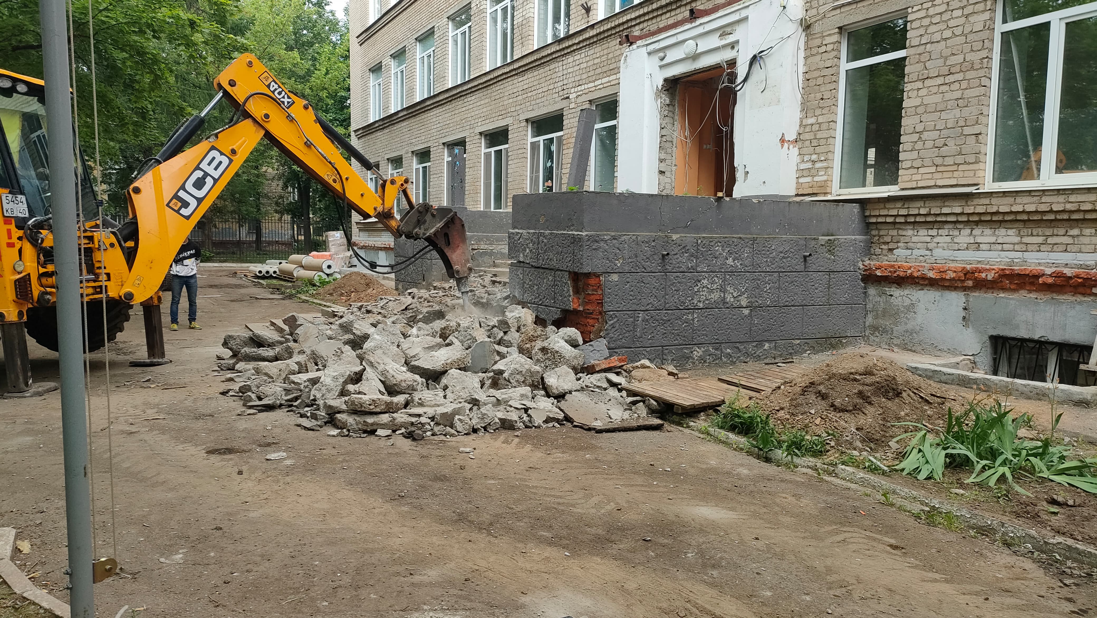 В Обнинске идет ремонт школ и детсадов.